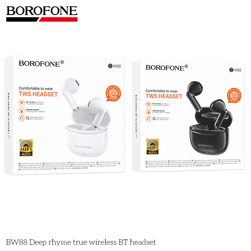 BOROFONE BW88 Deep rhyme TWS earbuds Bluetooth 5.4 NZ 8